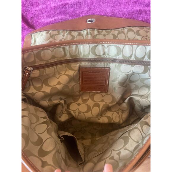 Vintage COACH Legacy Lexington Briefcase AS-IS w WEAR Messenger Bag Leather 6457 - Picture 6 of 7